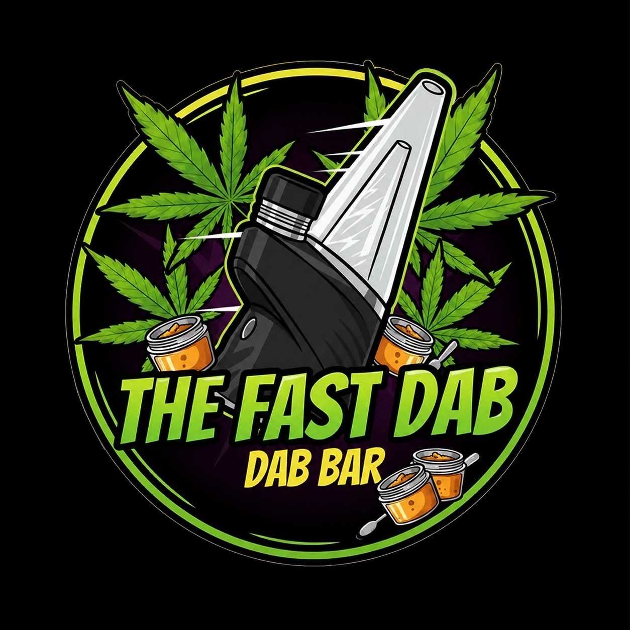 The Fast Dab — Dab Bar logo